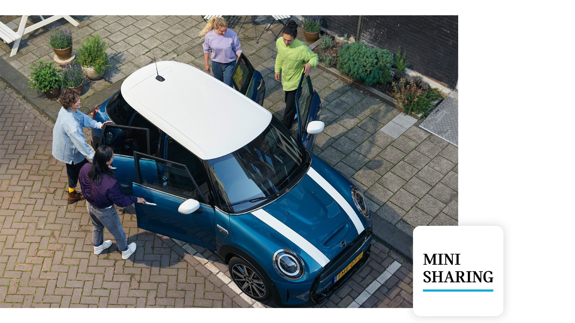 MINI Sharing – Aplicación MINI Sharing – Logotipo Sharing